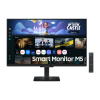 27" SAMSUNG M5 Smart 4ms 60Hz WiFi, HDMI, Kumandalı Akıılı Monitör