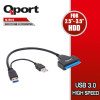 QPORT SATA TO USB3.0 ÇEVİRİCİ USB GÜÇ DESTEKLİ (Q-SU4)