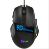 LECOO MS130 SİYAH KABLOLU RGB LED AYDINLATMALI 7200DPI MAKRO OYUNCU MOUSE 