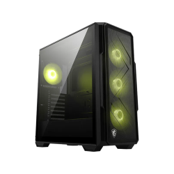 Msi Mag Forge 340R Airflow Temperli̇ Cam 4X120Mm Argb Fan Atx Gami̇ng Kasa