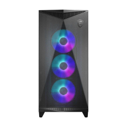 Msi Mpg Gungnir 300R Airflow Temperli̇ Cam 4 X 120Mm Argb Fan E-Atx Gaming Kasa