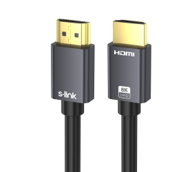 S-Link Sl-Hm8K05 Hdmi To Hdmi 5M V2.1 8K 60 Hz 4K 120Hz Kablo