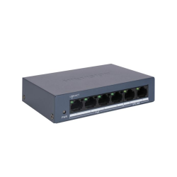 Hikvision Ds-3E0106Mp-E/M 4Xfe 45W + 2Xfe Uplink Poe Switch Metal