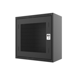 Ager Montajlı Agena Slim 7Uw=600Mmd=300Mm Duvar Tipi Kabinet Perfore Kapak Siyah