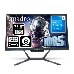 Quadro Stark 23.8&Quot; Ips I5 14400 8Gb 512Ssd Fdos